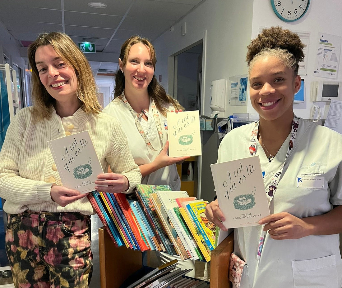 Atelier de poésie au service néonatologie de l'hôpital Robert Debré