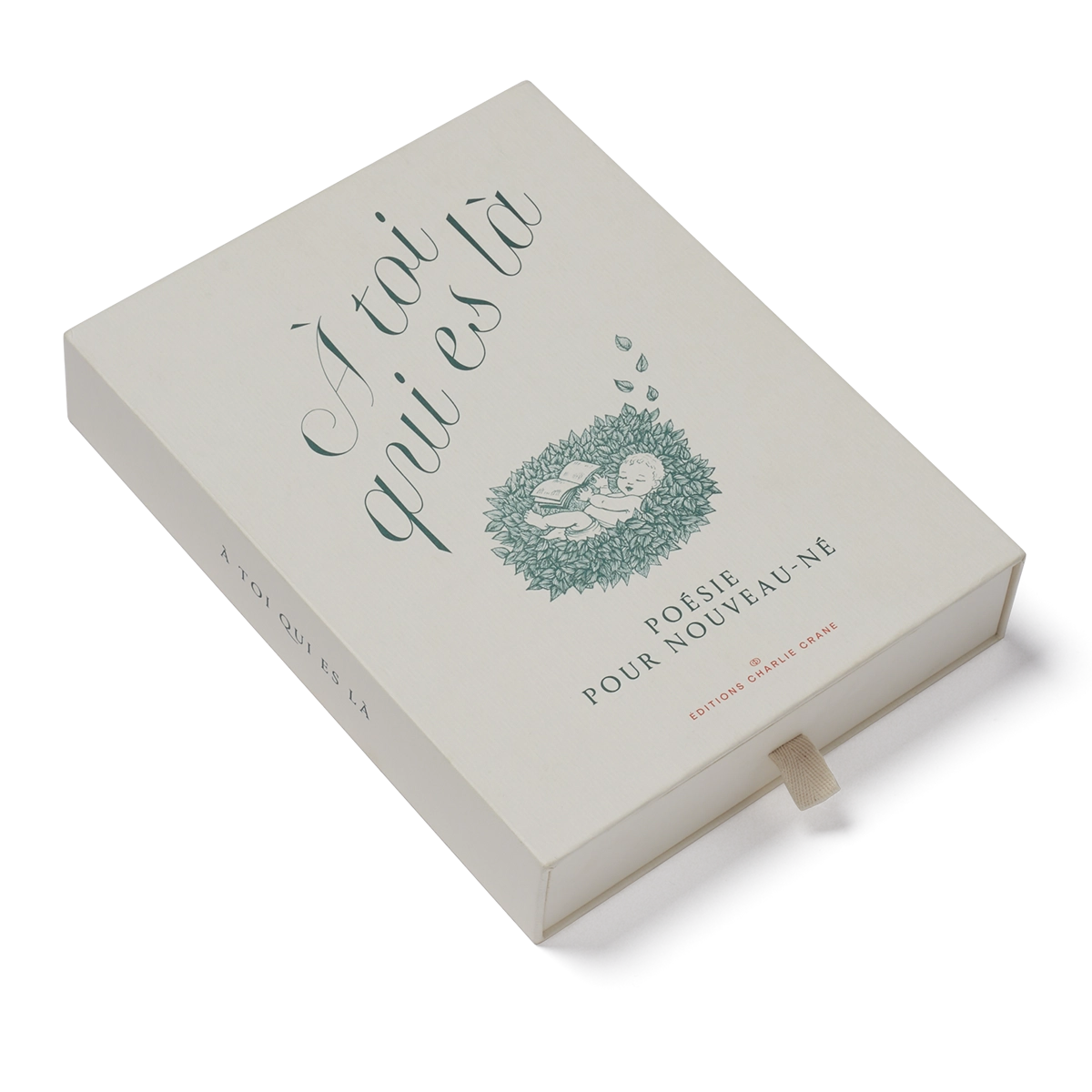 Coffret de naissance "À toi qui es là" (recueil + lange)