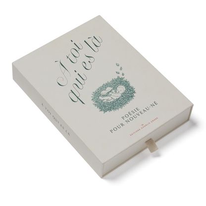 Coffret de naissance "À toi qui es là" (recueil + lange)
