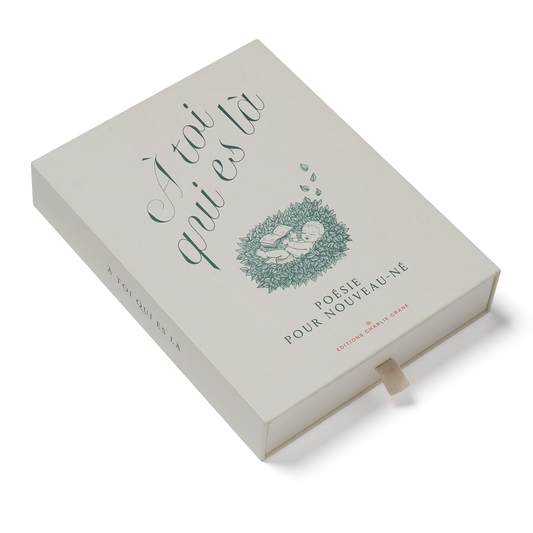 Coffret de naissance "À toi qui es là" (recueil + lange)