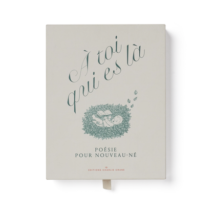 Coffret de naissance "À toi qui es là" (recueil + lange)